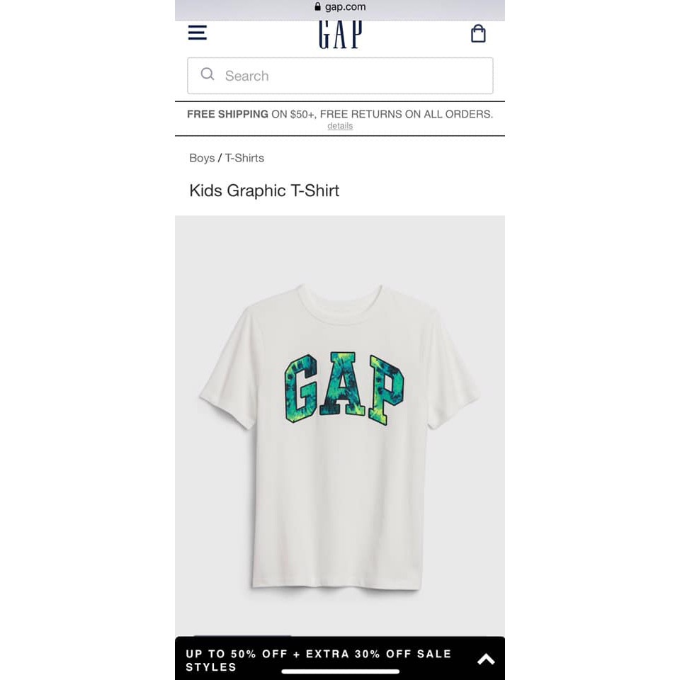 Aó cotton bé trai ngắn tay Gap Kids Việt nam xuất khẩu dư xịn