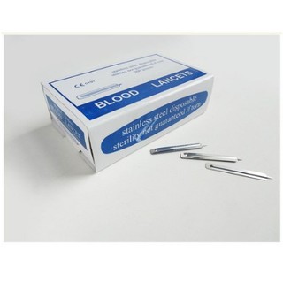 Kim Chích Mụn, Kim Lấy Máu Lancets, Sử Dụng An Toàn Tiện Dụng Trong Spa Thẩm Mỹ Viện, Hộp 200 Chiếc