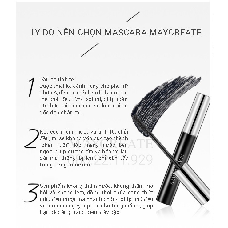 Chuốt Mi Mascara Maycreate Nội Địa Trung | BigBuy360 - bigbuy360.vn