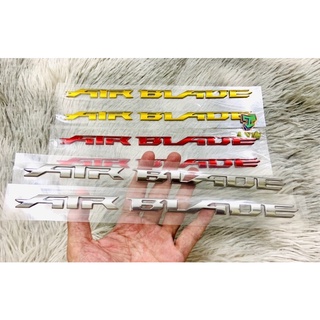 Tem Chữ zin AirBlade màu bạc 2016-2019 cao cấp. ( giá 1 cặp )