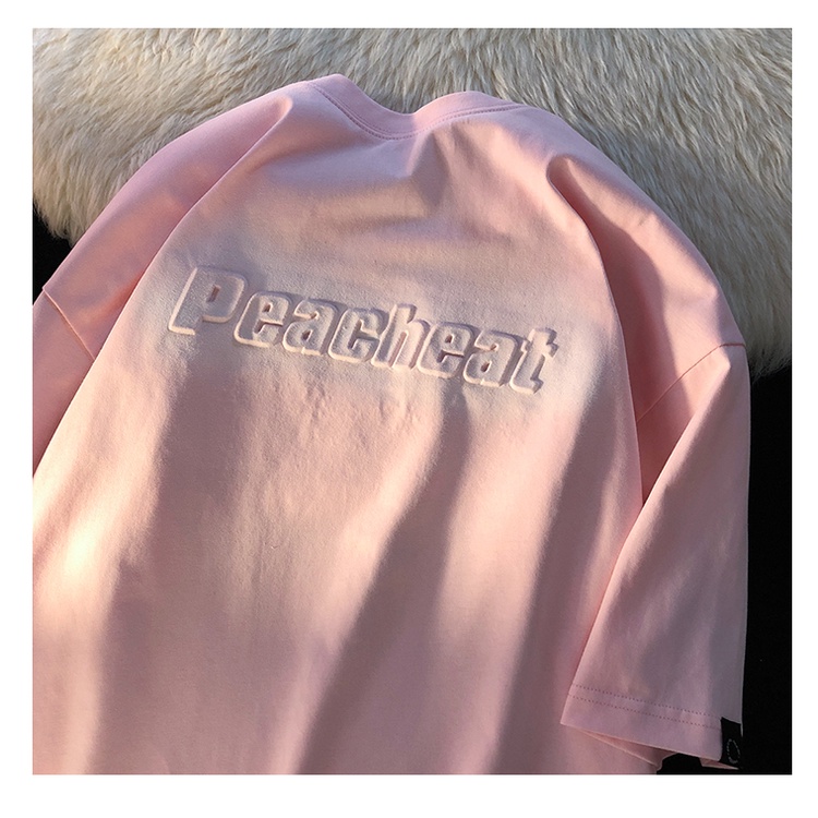 Áo thun ZHELIHANGFEI tay ngắn họa tiết in theo phong cách đi học dễ phối đồ