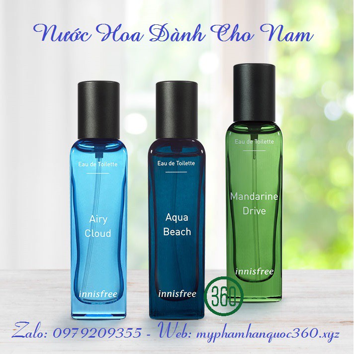 Nước Hoa Cho Nam Innisfree Eau De Toilette Jeju Voyage 30ml