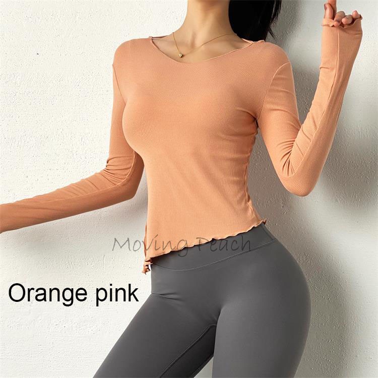 Áo Thể Thao MOVING PEACH ASC Cho Nữ Tay Dài Dáng Ôm