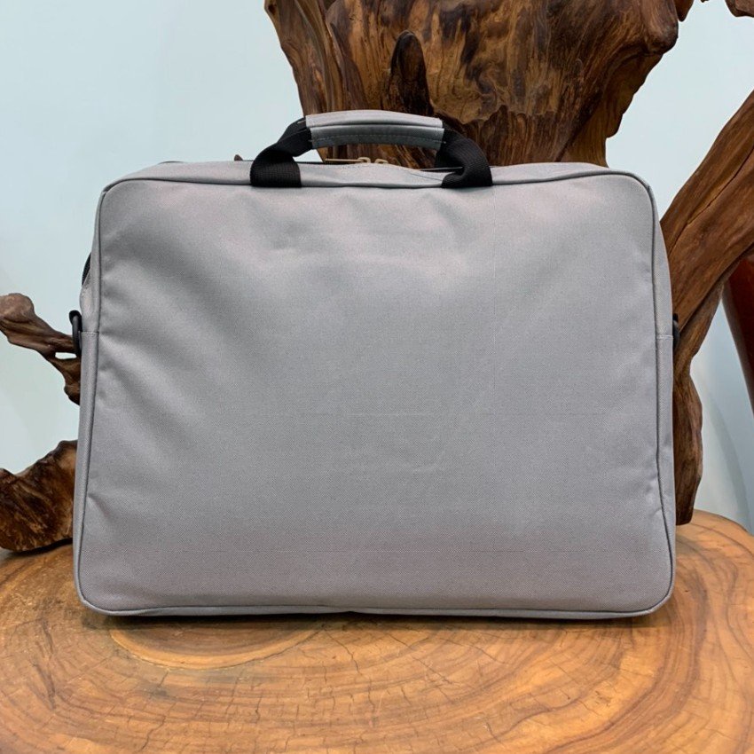 CẶP LAPTOP LOẠI TỐT XÁM _ Cặp Laptop 13->15.6 inch Hàn Quốc. Chất Đẹp Dày Dặn- Thích Hợp Cho Dân Văn Phòng