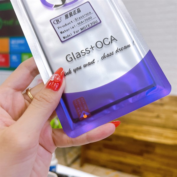Kính ép OCA Samsung Note 20 Ultra