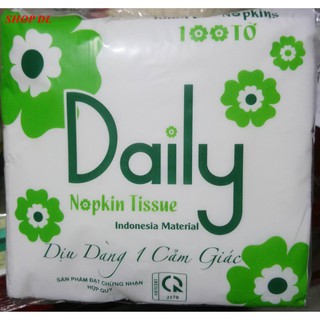 Khăn giấy ăn Daily bịch 100 tờ