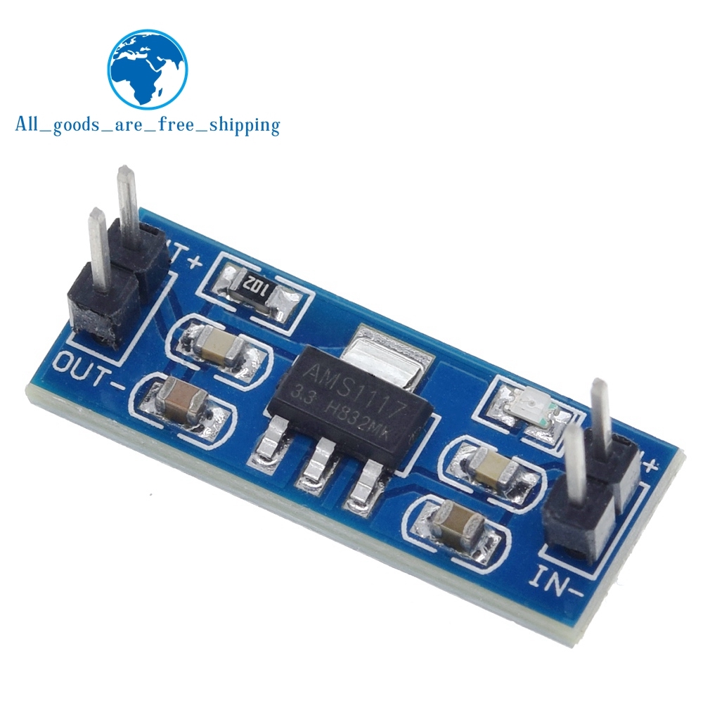 5pcs SMD AMS1117 DC-DC Step Down Buck Converter Power Supply Module DC 4.75-12V to 1.2V 1.5V 1.8V 2.5V 3.3V 5.0V for Arduino