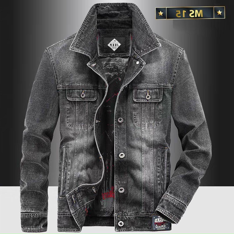 [HOT TREND] ÁO KHOÁC KAKI JEAN NAM ĐẸP CÓ TÚI TRƯỚC  THỜI TRANG MỚI NHẤT 2022 KN015