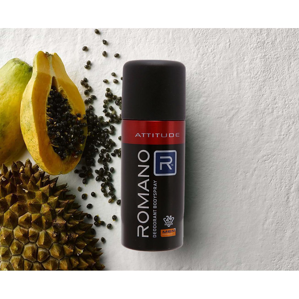 Xịt Khử Mùi Toàn Thân Cho Nam Romano Attitude 150ml