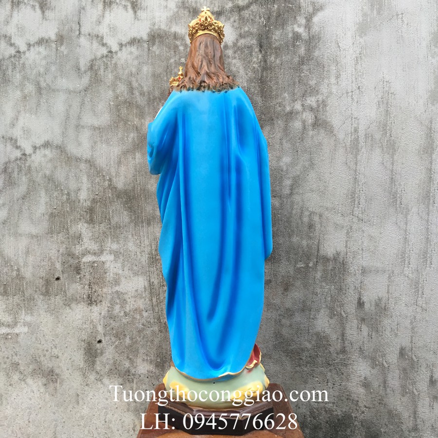 Tượng Đức Mẹ Mân Côi 90cm