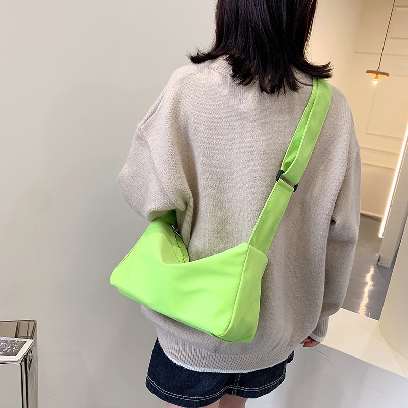 Túi Đeo Vai Có Khóa Kéo Phong Cách Hàn Quốc Thời Trang Mới Cho Nữ