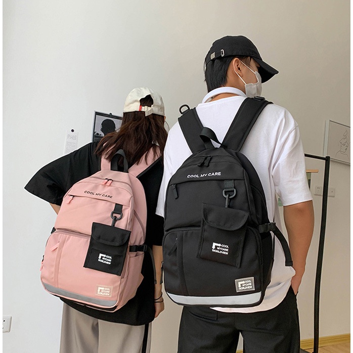 Balo nam nữ thời trang đi học ZIMO cặp đi học nam nữ giá rẻ nhiều ngăn đựng laptop chống nước