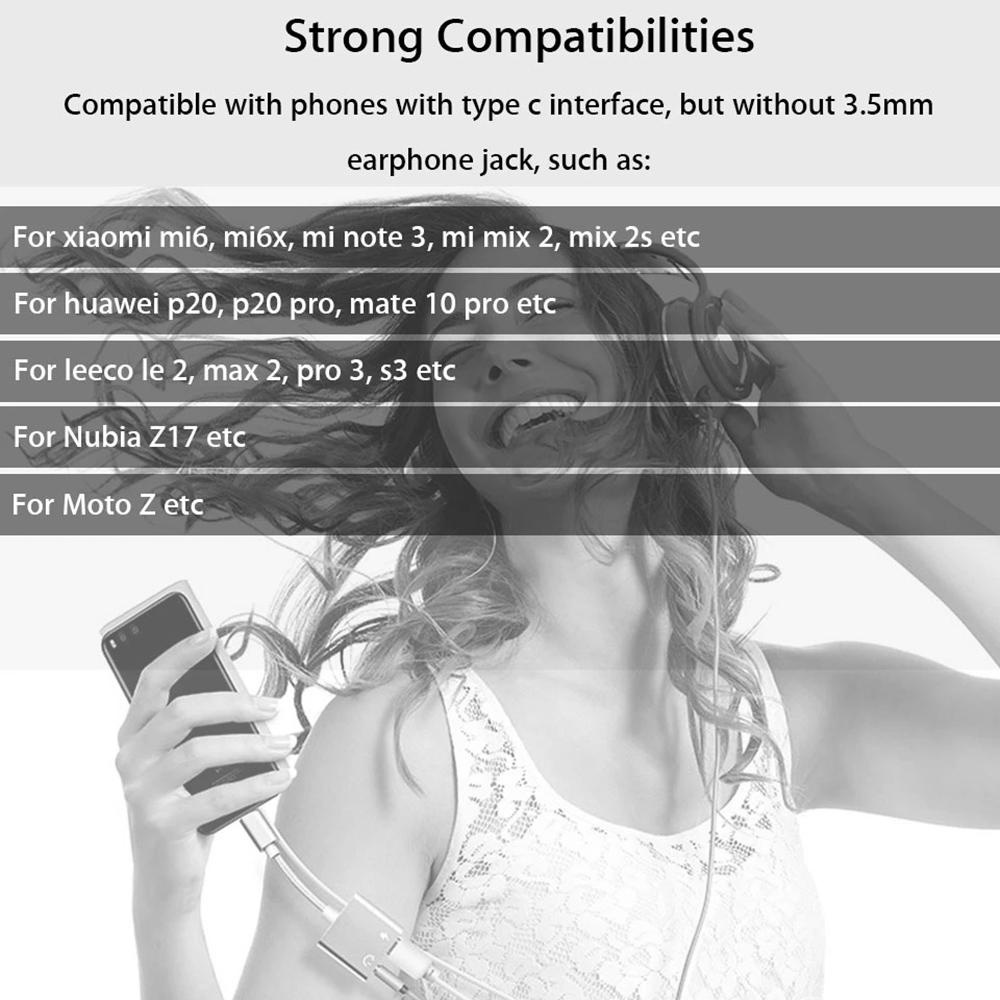 Danilo Dây Cáp Chuyển Đổi Cổng Type C Sang Cổng 3.5mm / 3.5mm Chuyên Dụng Cho Tai Nghe