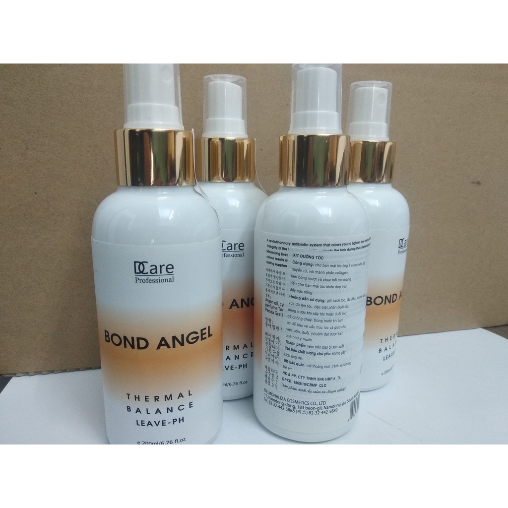 xịt dưỡng tóc Dcare,dưỡng tóc BOND ANGEL korea