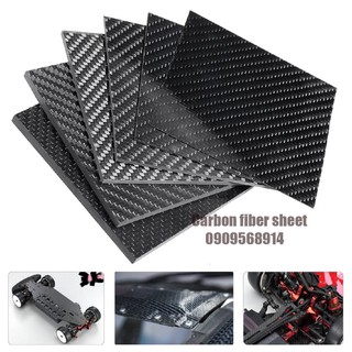 Tấm carbon fiber 100x100mm chịu nhiệt tùy chọn độ dày từ 0.5-7mm