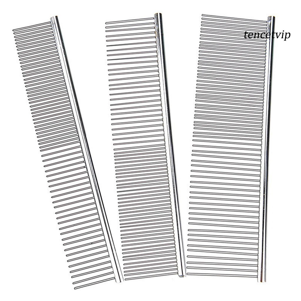 Lược chải lông cho vật nuôi 19cm bằng thép không gỉ