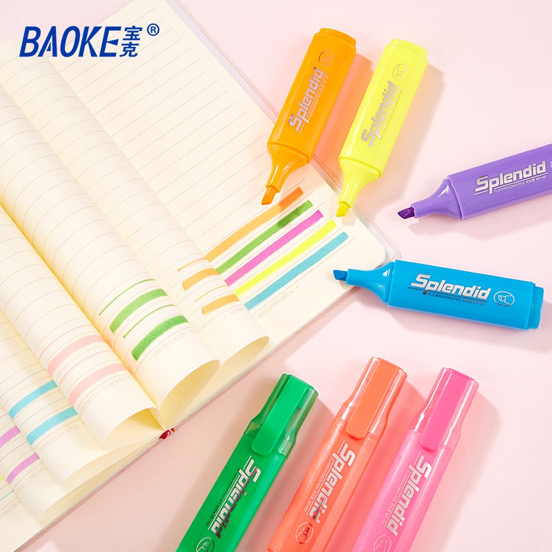 Hộp 10 Cây Bút Highlighter Dạ Quang- MP490