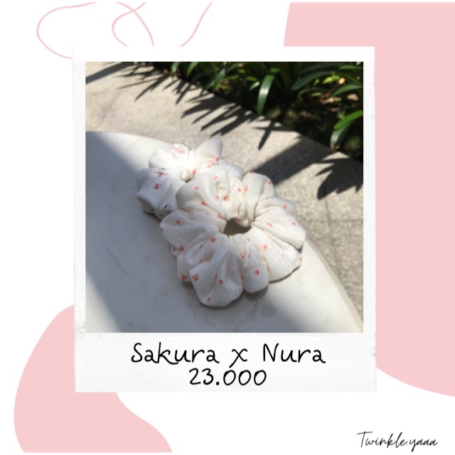 [ Sakura x Nura ] Scrunchies