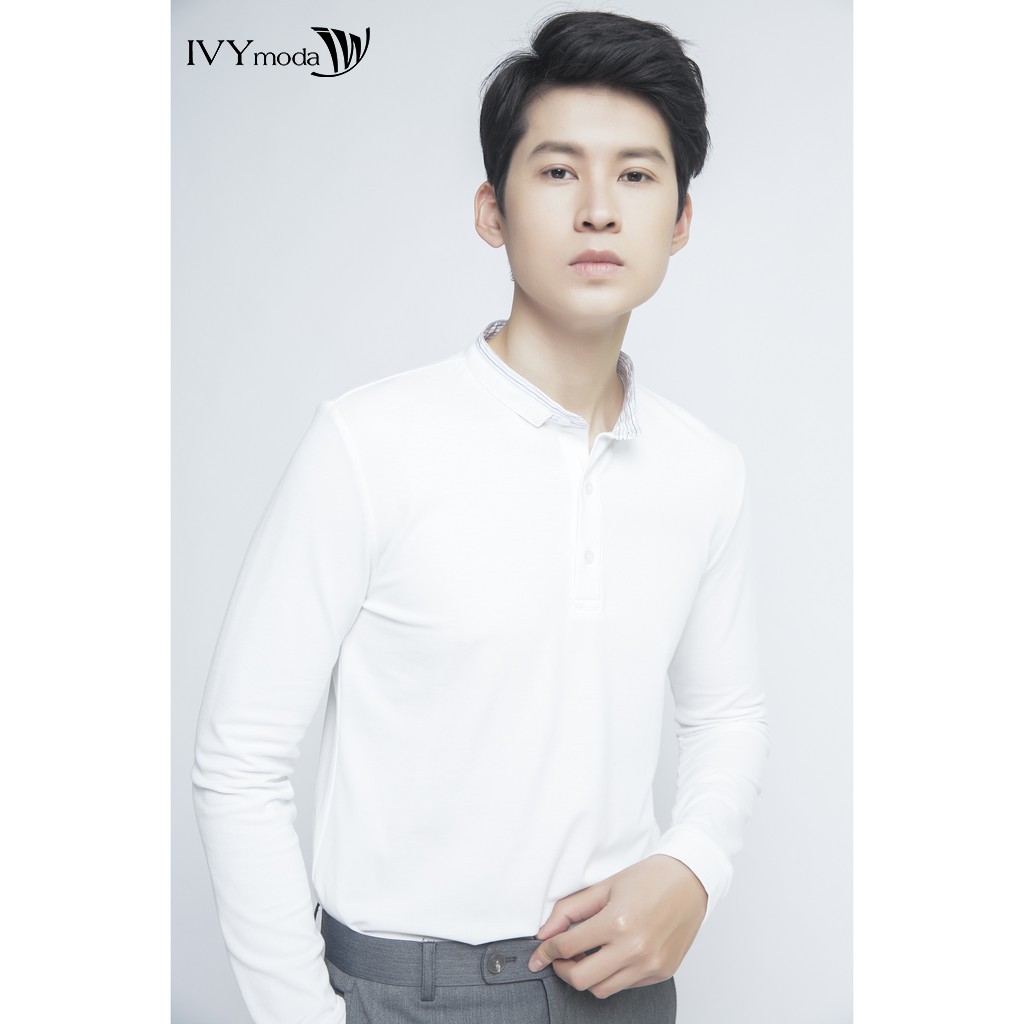 Áo thun Nam cổ đức IVY moda MS 58E1759