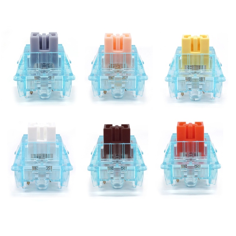Công Tắc Phím Cơ btsg Glacier Im Lặng 5Pin