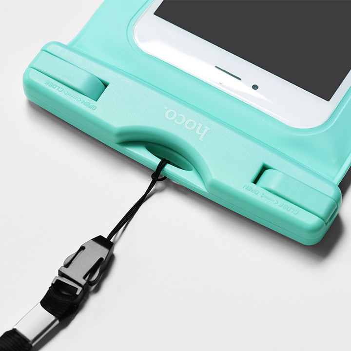 Túi đựng điện thoại chống nước Hoco Common nhựa cao cấp, an toàn khi đi biển, tương thích nhiều thiết bị | BigBuy360 - bigbuy360.vn