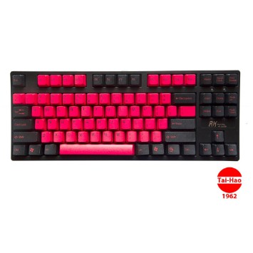 Phụ kiện Keycaps độ bàn phím Gaming Tai-Hao Double Shot PBT Red/Black -Nano