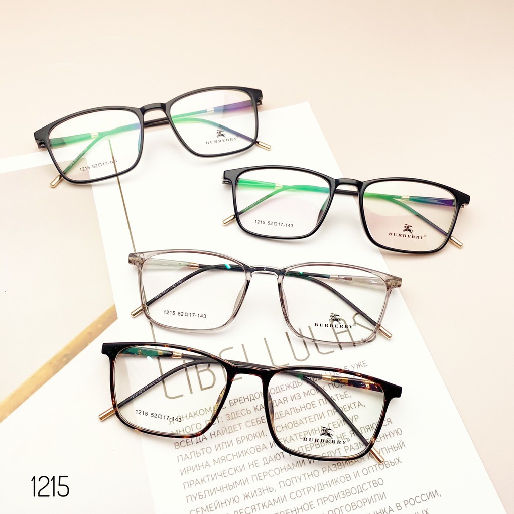 [ CHẤT LƯỢNG ] Gọng kính cận nữ, kính nhựa nam nữ , Kính mắt TH1215 chất liệu nhựa dẻo,vuông thời trang, full màu | BigBuy360 - bigbuy360.vn