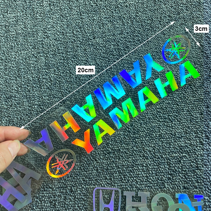 Set 2 Miếng Dán logo Trang Trí Cho Xe yamaha y15 / lc / y15zr / nvx
