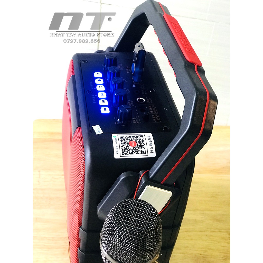 Loa karaoke mini - Loa kéo xách tay - Loa bluetooth - Temeisheng SL 0526