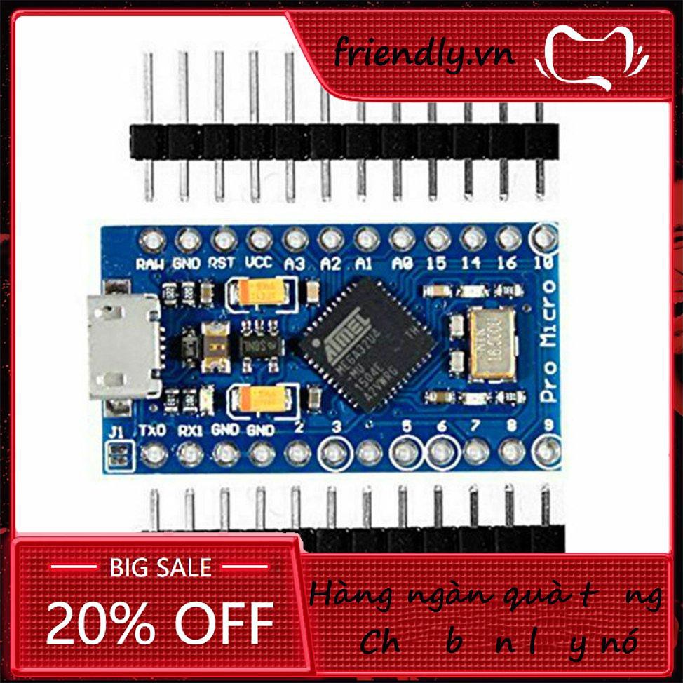 Mô Đun Điều Khiển Atmega32U4 5v / 16mhz Kèm Phụ Kiện | BigBuy360 - bigbuy360.vn