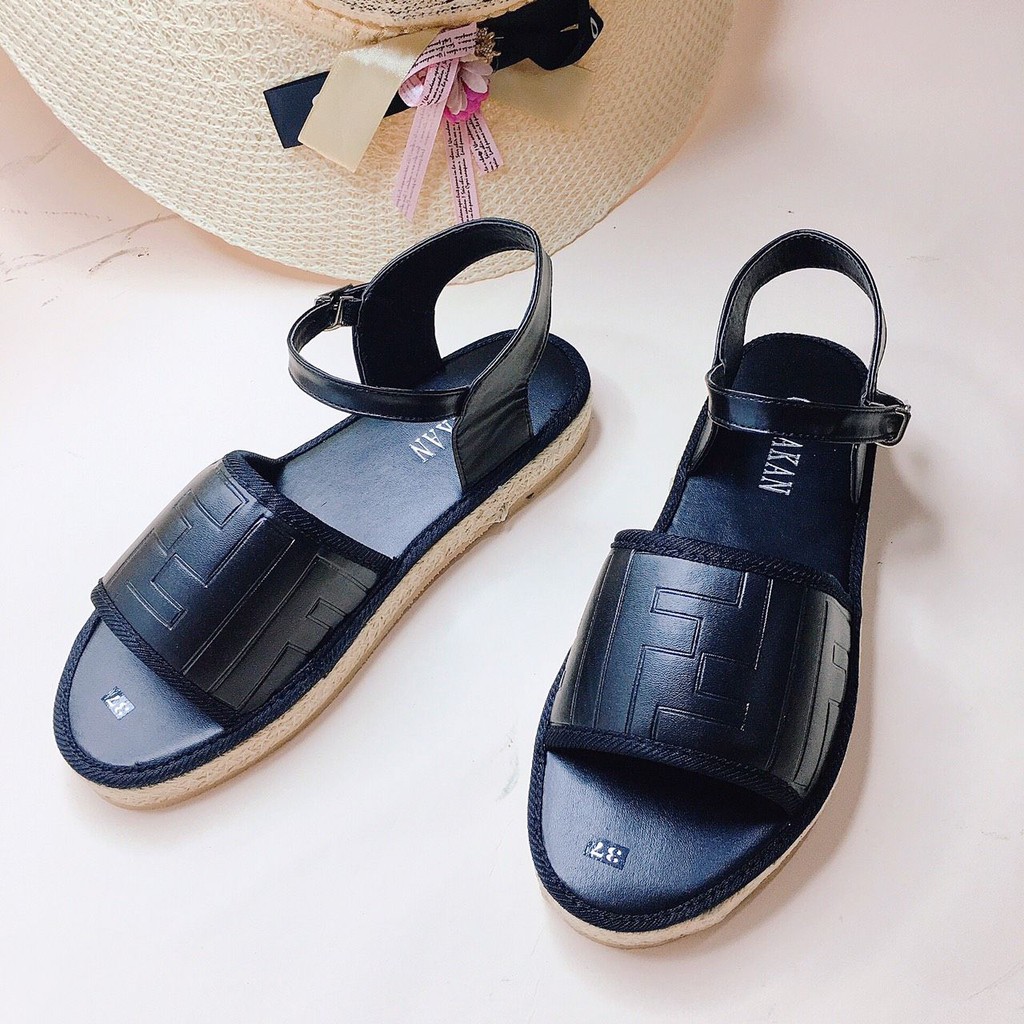 Sandal xuồng đế cói-X65