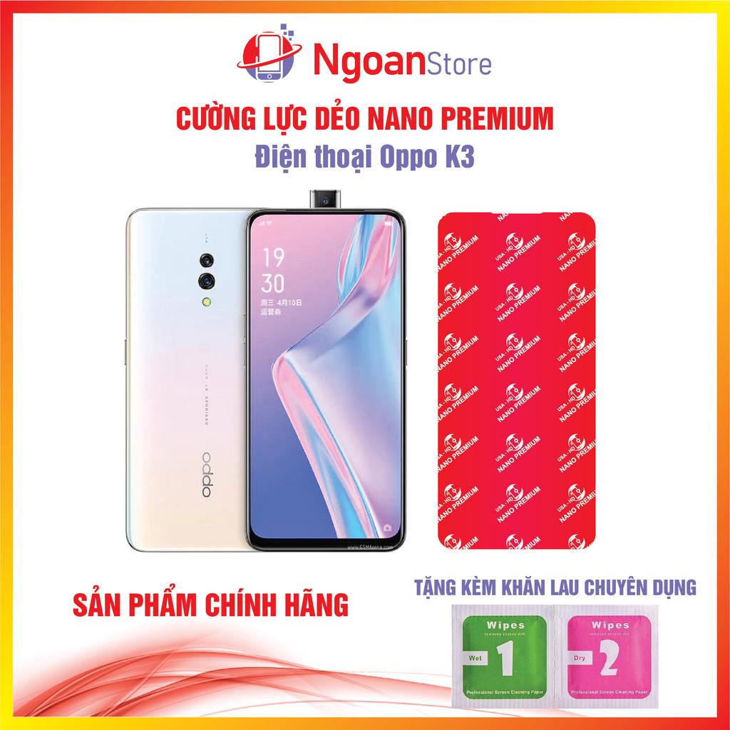 Cường lực dẻo Nano cho Điện thoại Oppo K3 - Ngoan Store