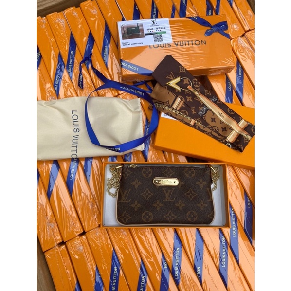 Túi LV kèm khăn Fullbox nguyên seal+ bill Hải quan xịn