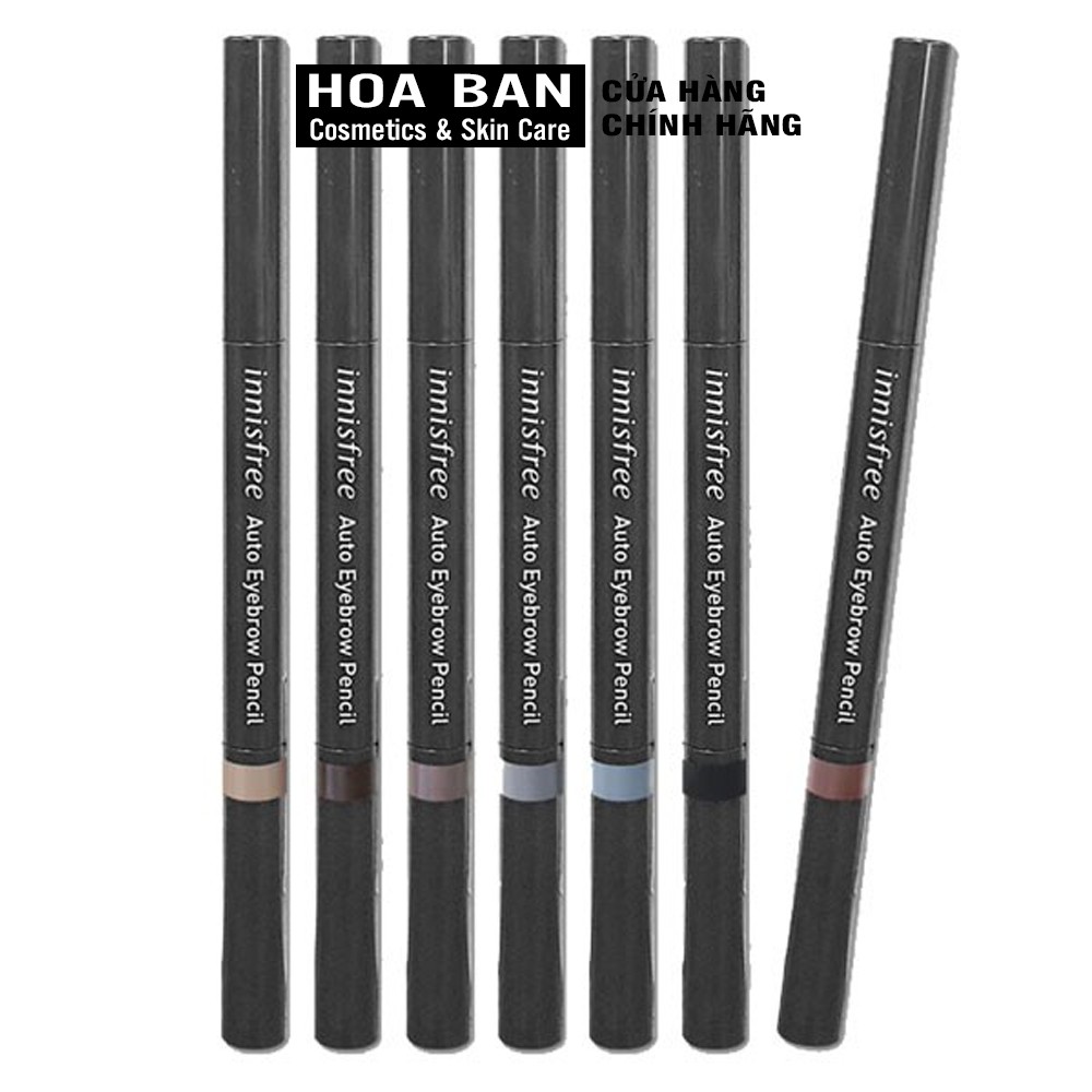 Chì kẻ chân mày innisfree Auto Eyebrow Pencil 0.3g