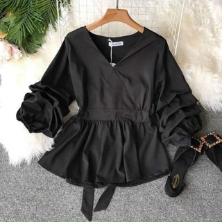 áo kiểu tiểu thư xếp ly bigsize