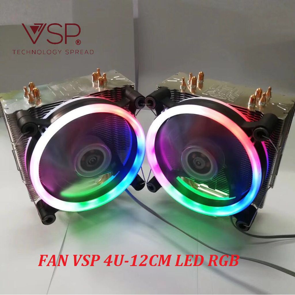 Fan CPU VSP 4U- 12cm LED