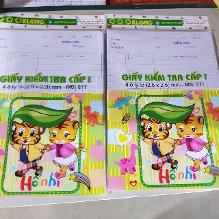 Giấy  kiểm tra cấp I 4 ô ly (2,5 x 2,5) mm; MS 011