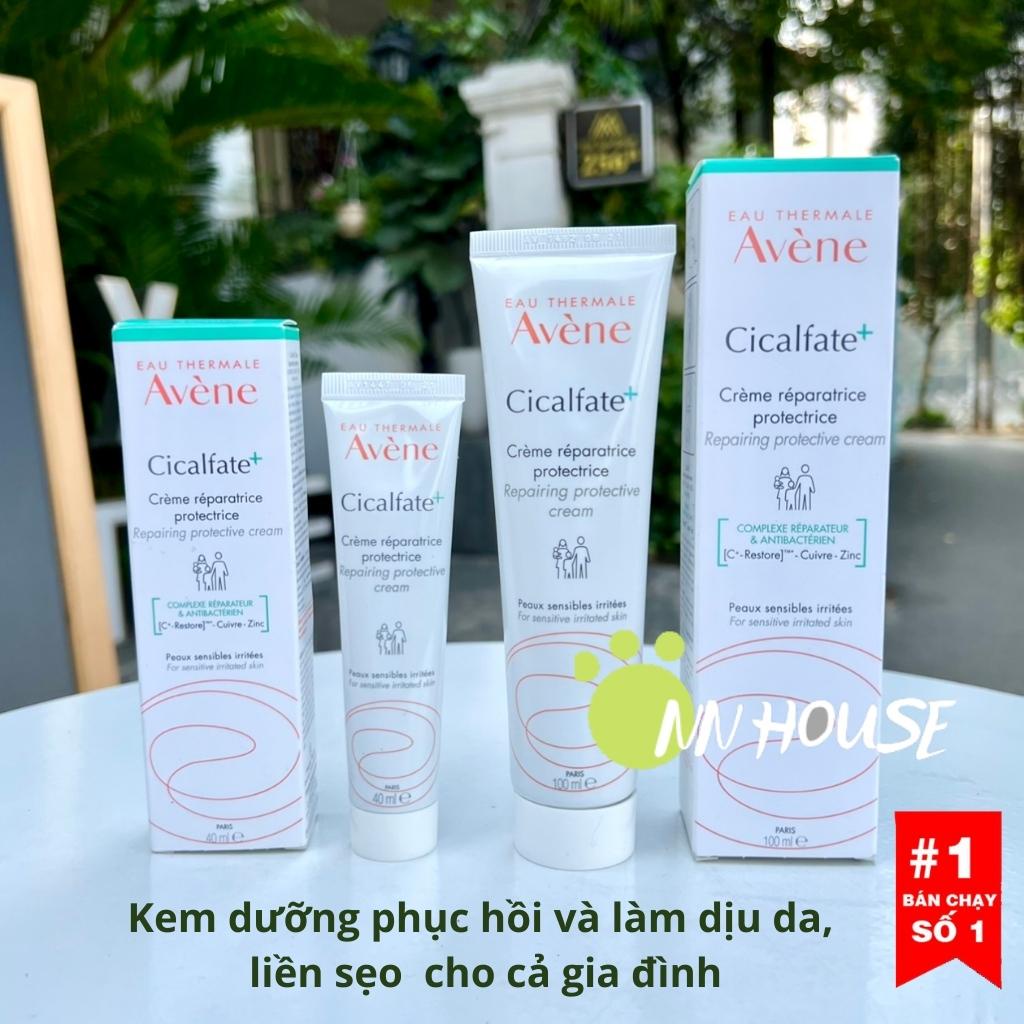 Kem dưỡng phục hồi da Avene Cicalfate Repair Cream tái tạo da mờ sẹo, dưỡng ẩm da mặt và body, skincare đẹp da avent