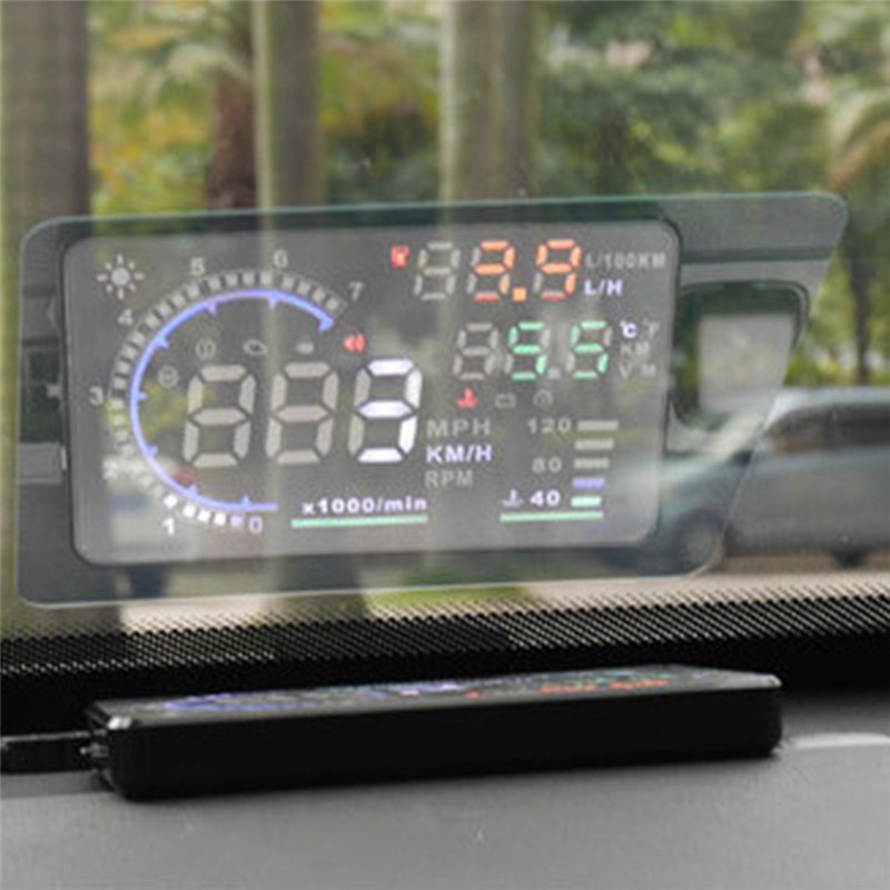 [ep*vn]Car Head Up Display Reflective Film System Fuel Consumption Overspeed Display