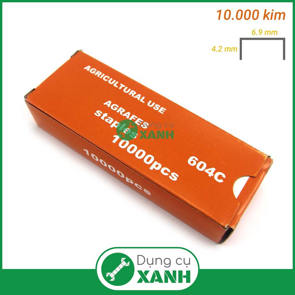 Hộp ghim bấm 604C 10000 kim cho dụng cụ buộc cành cây tự động
