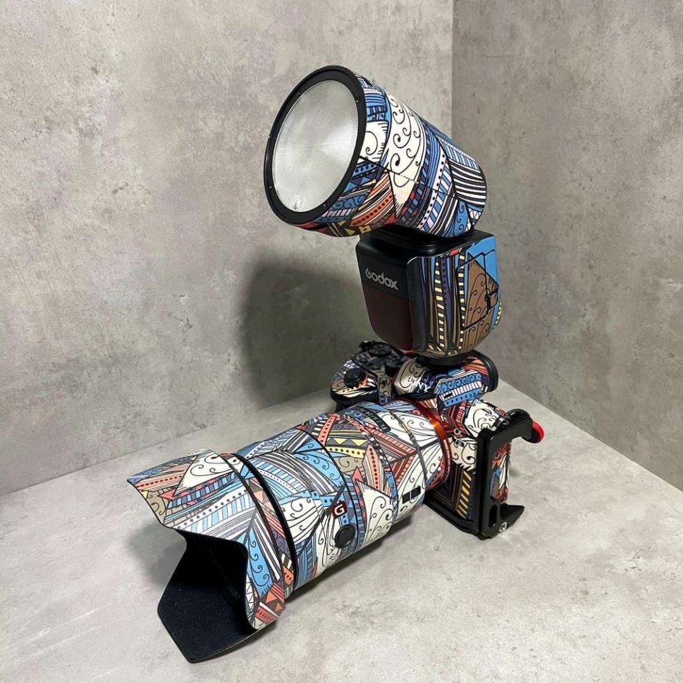 Combo Skin 3M Dán Body, Len Và Đèn Flash Canon, Nikon, Sony, Fuji - Inb Tên Thiết Bị Để Đặt Hàng