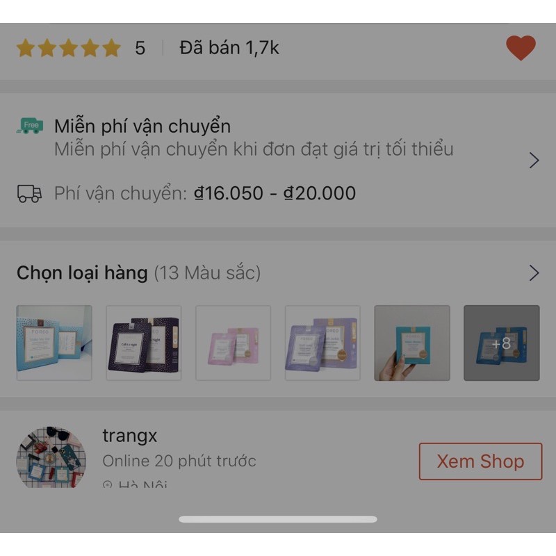 (Nguyên hộp có sẵn) Mặt nạ FOREO UFO MASK dùng cho máy ufo | BigBuy360 - bigbuy360.vn