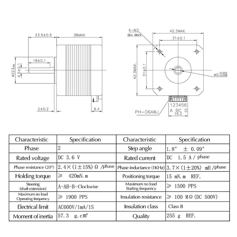1 Bảng Mạch Điều Khiển Động Cơ Bước 42 Motor TB6600 32 Phần TB6600