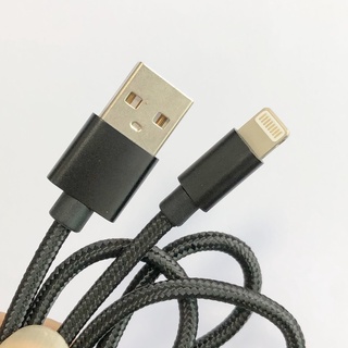 Dây nạp iphone bọc dù KLH 02 cao cấp dài 1m, Cáp sạc nhanh ip6/7/8/x/11/12 sạt cho các dòng ipad và củ cốc xạc 2A