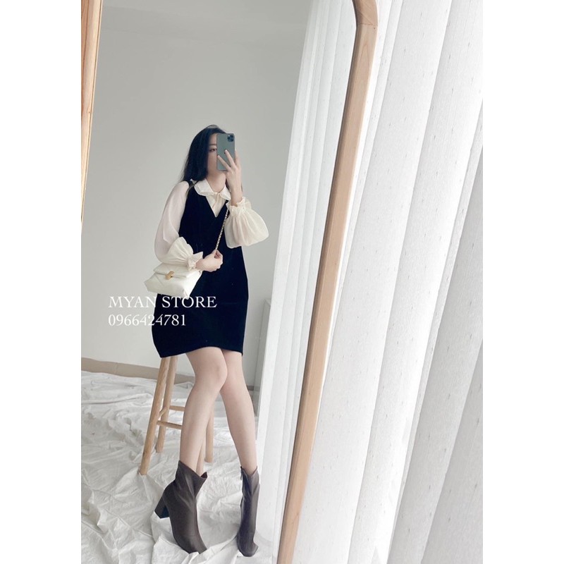 💋💋 SET ÁO VOAN TƠ + VÁY GILE SẴN KHO