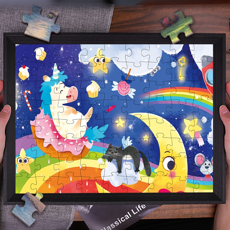 Bộ Đồ Chơi Xếp Hình 7 Lớp Phát Triển Trí Thông Minh Cho Trẻ Em