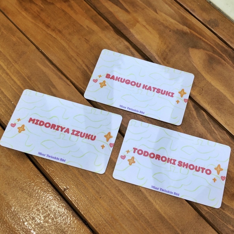 ID Card MHA - PVC Cảrd - Thẻ nhựa nhân vật MHA