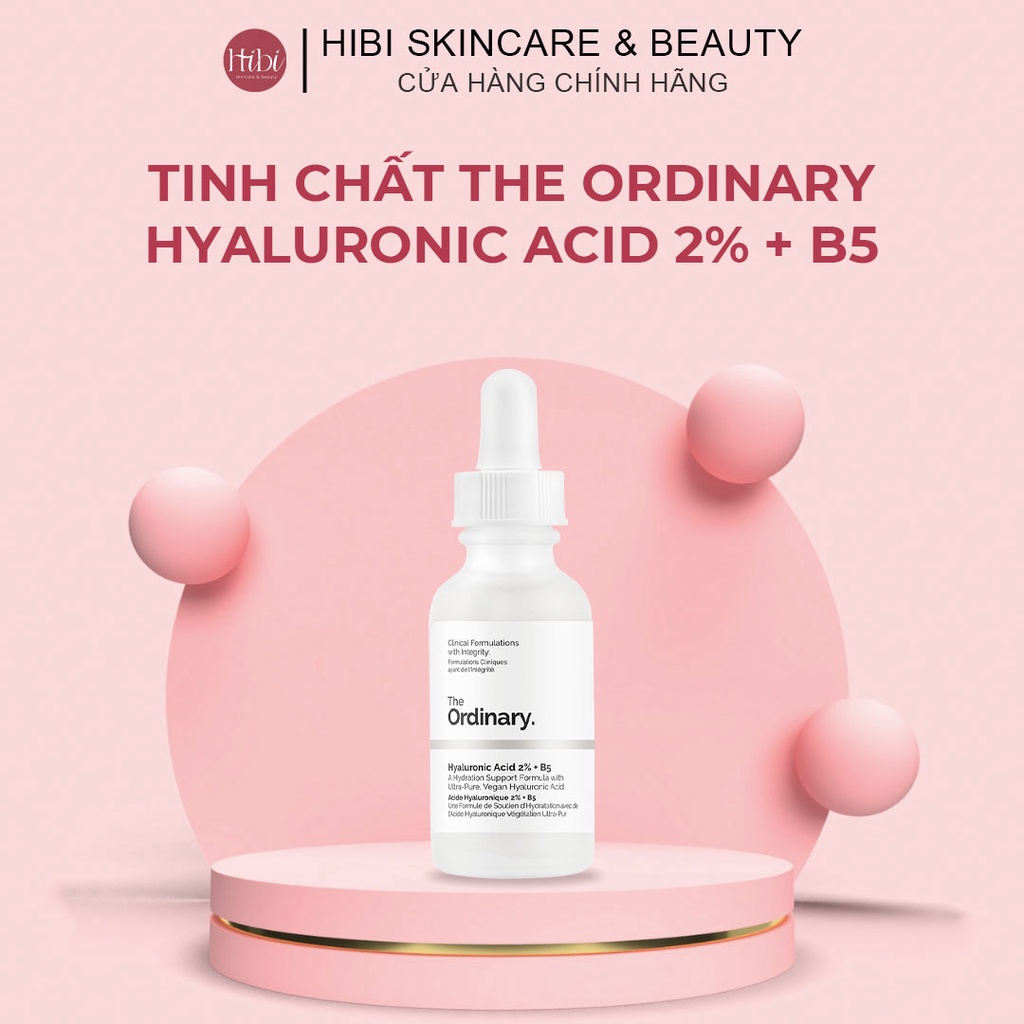 Serum The Ordinary Hyarulonic acid 2% + B5 30ml, Tinh Chất cấp nước và phục hồi da