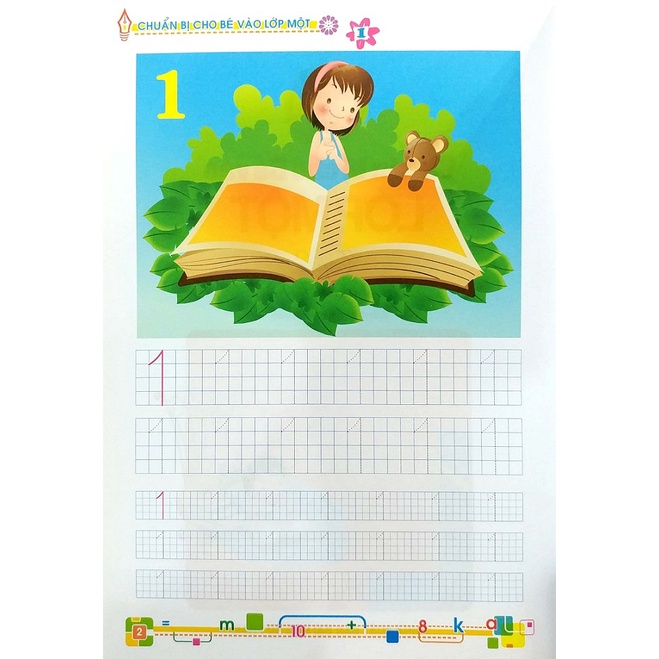 Sách - Làm Quen Với Chữ Số- Chuẩn Bị Cho Bé Vào Lớp 1 - Tập 2