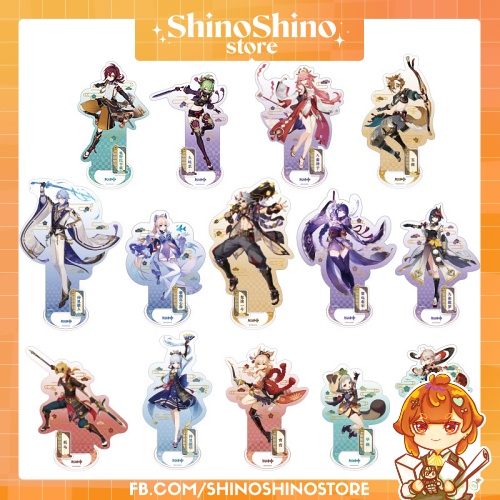 [có sẵn] mô hình nhân vật standee acrylic Genshin Impact inazuma chính hãng từ official shop